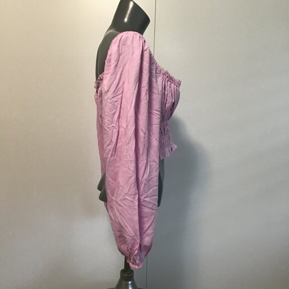 Pink Milkmaid Blouse Size S - Picture 3 of 10